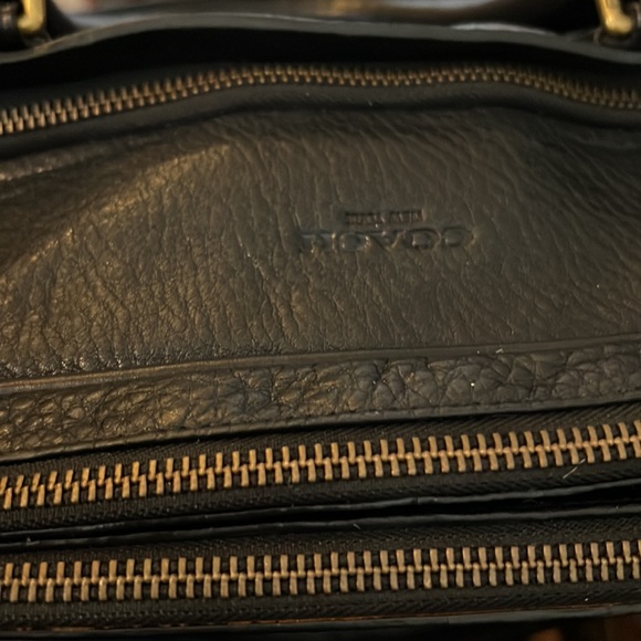 Vintage Coach briefcase messenger bag black with original paperwork receipt - Picture 15 of 16